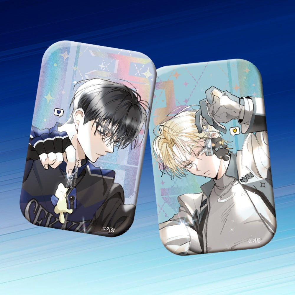 A World Without You : Square Holographic Badge Set (2 Designs)