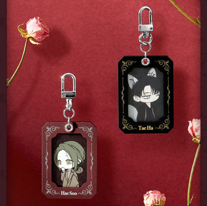 Tears on a Withered Flower : SD ID Photo Holder Keyring