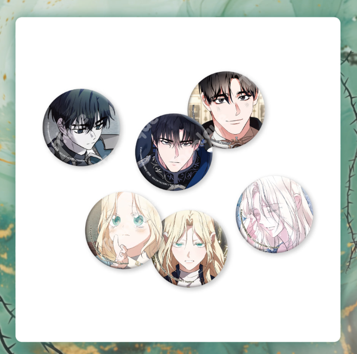 [pre-order][Toonique Cafe] The Villainess Lives Again : Can Badge Set