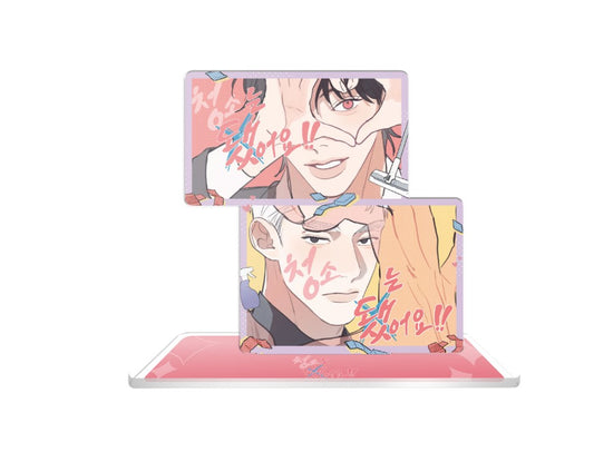 [collaboration cafe] Heavenly Hotel : Cleaning Is Done Acrylic Stand