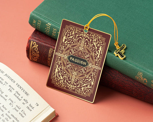 PASSION : Metal Charm Bookmark