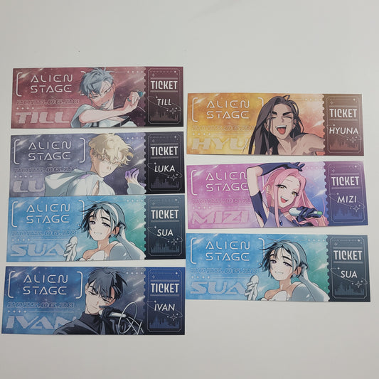 [NEMO MARKET] ALIEN STAGE Ticket Full Set