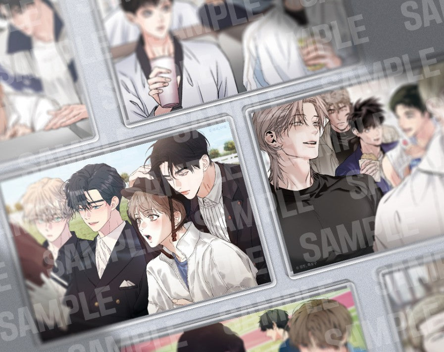 TEAM LEZHIN : Crossover Athletes' Village Acrylic Card Set (Zoom