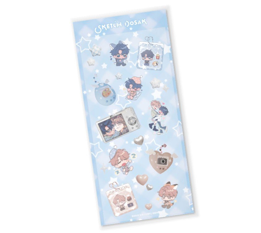 [Be On Cafe] Sketch(off the record) : Epoxy Sticker