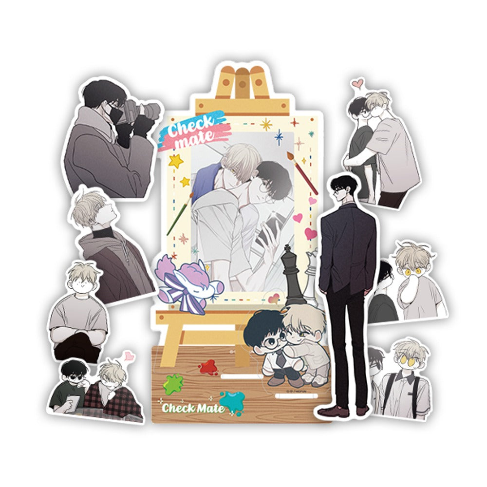 CHECKMATE : Acrylic photocard stand, Stickers set – nemo it store