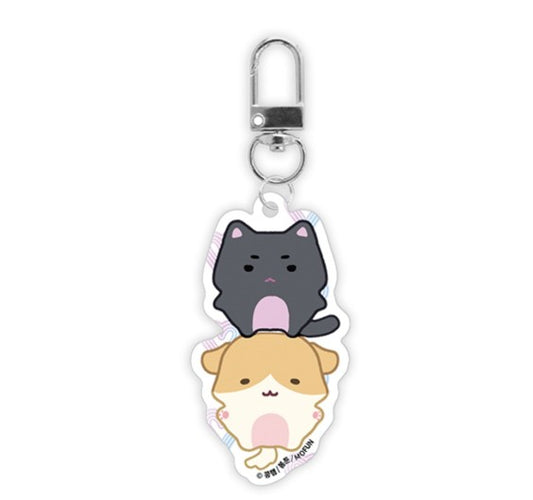 [collaboration cafe] Pond Where Flowers Fall : SD Acrylic Keyring