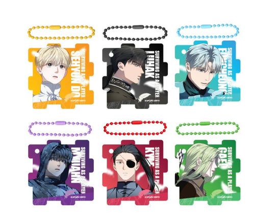 [collaboration cafe] Surviving as a Player : Puzzle Acrylic Keyring set