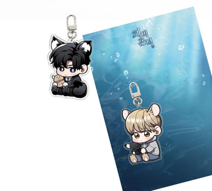 [pre-order][collaboration cafe] Traces of the Sun : SD Acrylic keyring