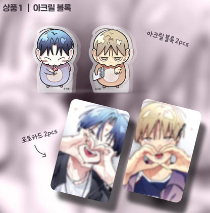 [MINI TOWN] One-Room TA : Acrylic Block, Can Badge