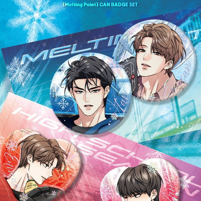 [LEBOM CAFE] MELTING POINT : Can Badge Set
