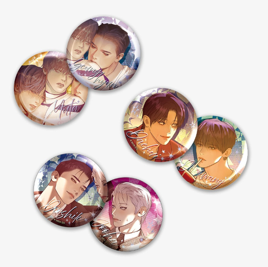 [LEBOM CAFE] Pearl Boy : Can badge Set