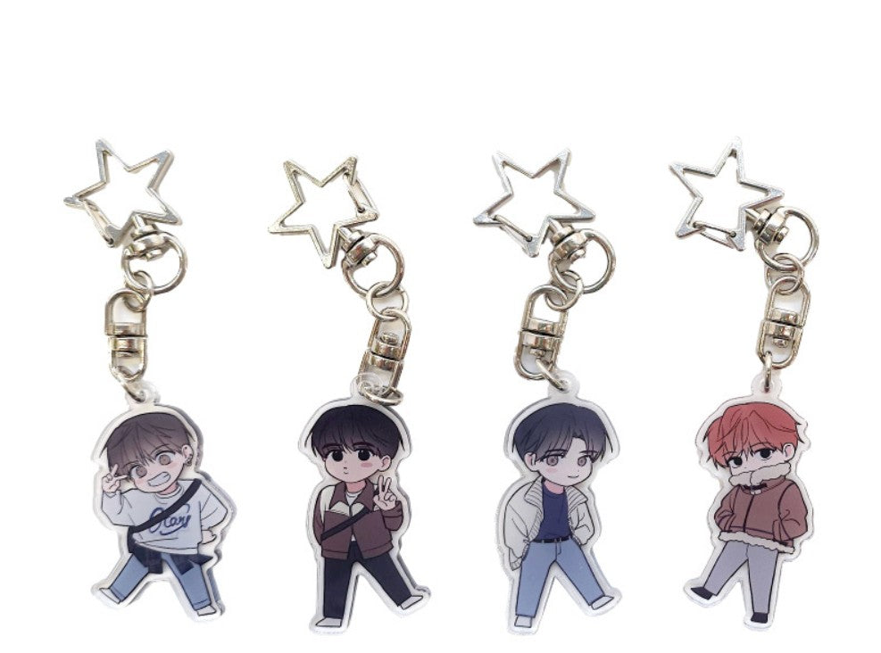 [collaboration cafe] Between the Stars : SD Acrylic Keyring