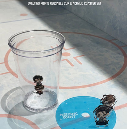 [LEBOM CAFE] MELTING POINT : Reusable Cup & Acrylic Coaster Set