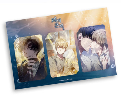[in stock][collaboration cafe] Traces of the Sun : lenticular photo card set
