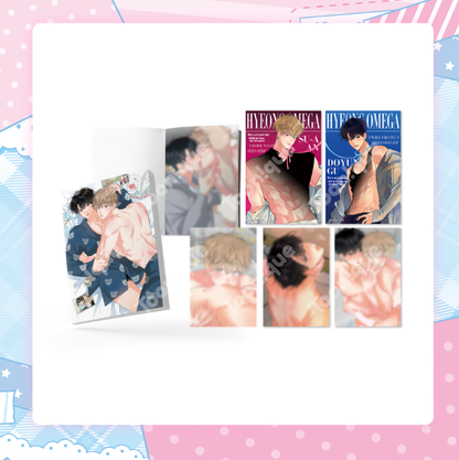 [pre-order][Toonique Cafe] Hyung's Omega : [+19] Illustrated Postcard Book