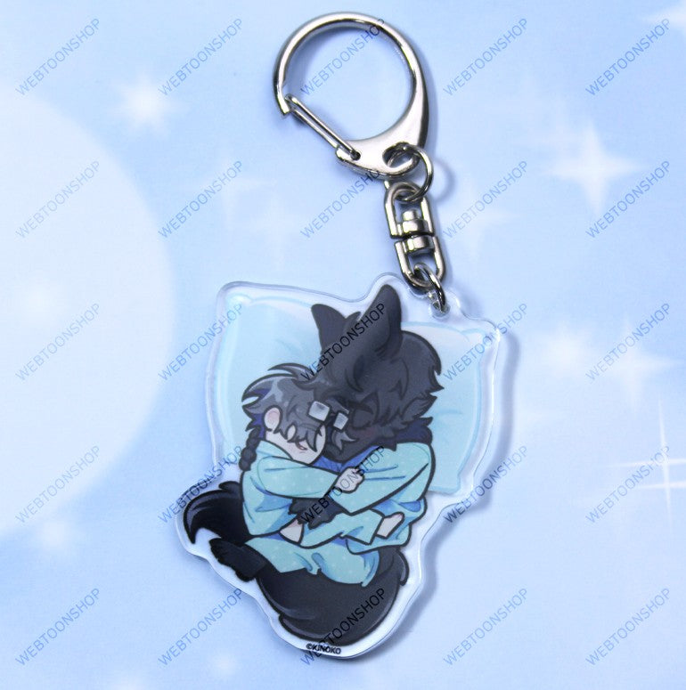 Write Me, Touch Me, Read Me : Couple Acrylic Keyring