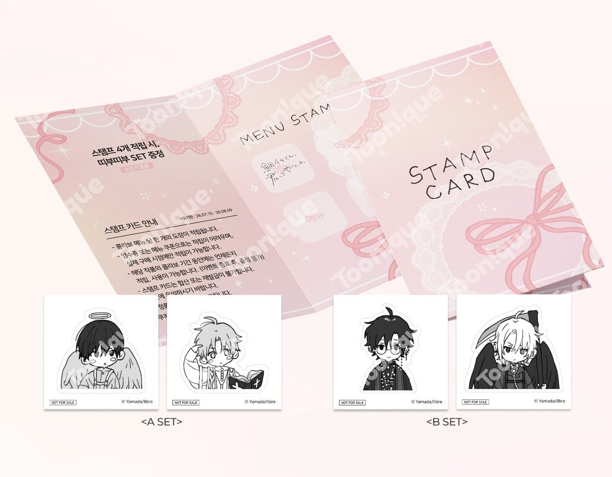 [Toonique Cafe] Tashiro-kun, Why're You Like This? : Stamp Card + Seal Sticker(2 stickers, random : A set or B set)