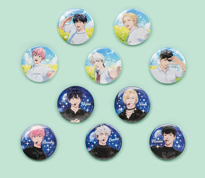 [pre-order][collaboration cafe] PLAVE : Hologram Can badges(random)