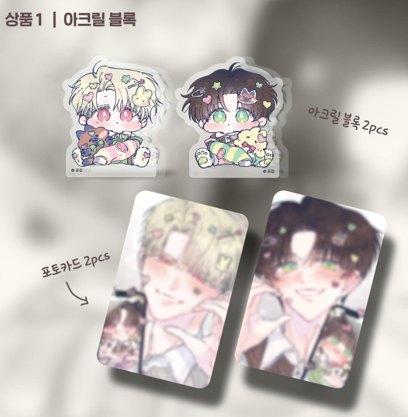 [MINI TOWN] A Twist Of A Twist Of A Twist : Acrylic Block, Can Badge