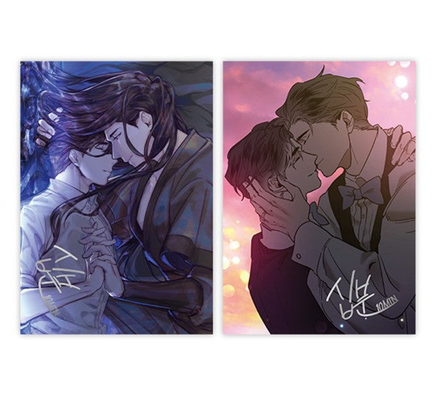 [collaboration cafe] Beyond Together 2nd : In Cold Love : Illustration art board set(2p)