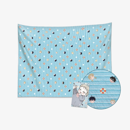 Low Tide in Twilight : Jellyfish Summer Blanket