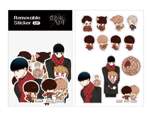 [in stock][collaboration cafe]Missing Love(A Marrying Man) : removable sticker pack