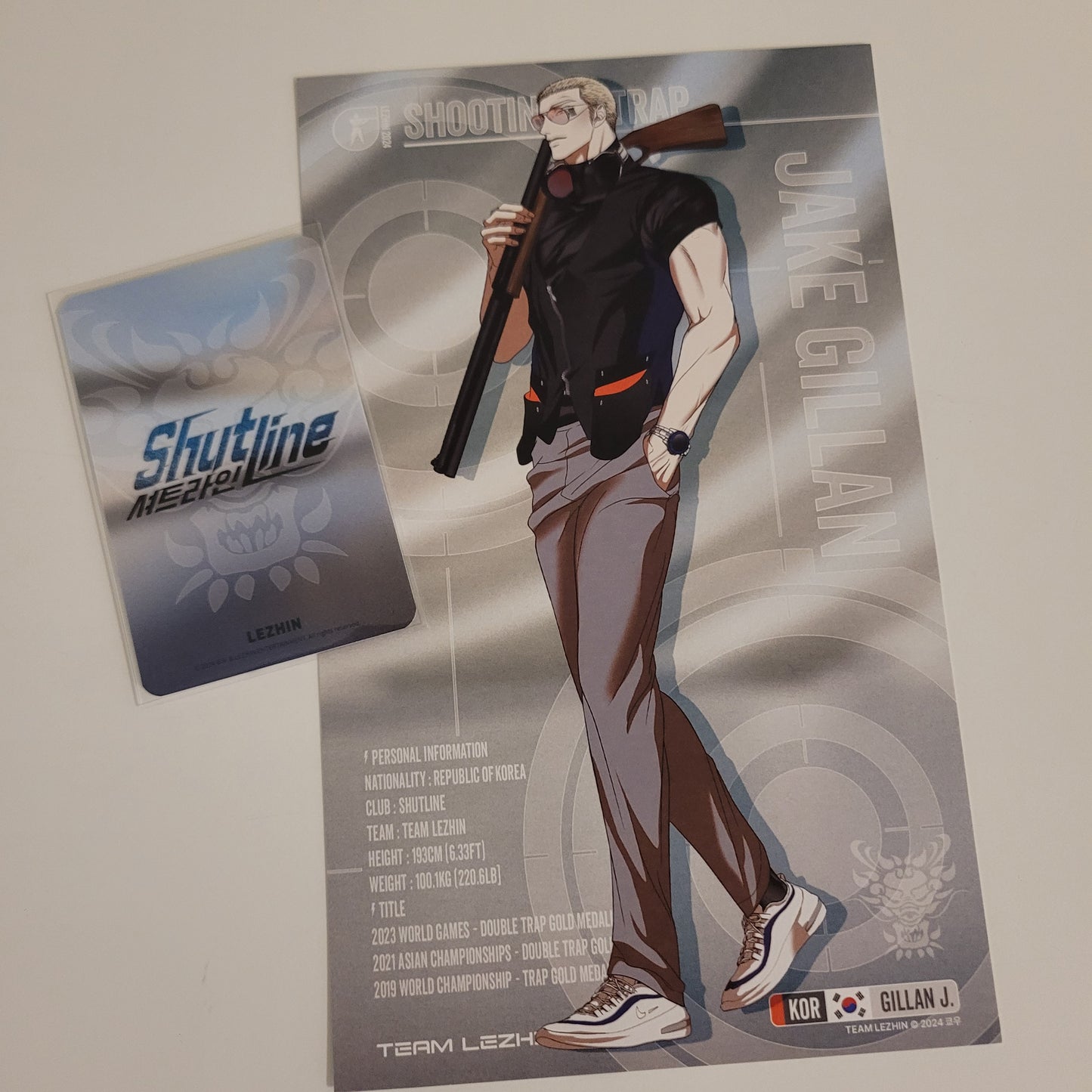 Team Lezhin 2024 Season's Greetings : Shutline JAKE photo card and postcard