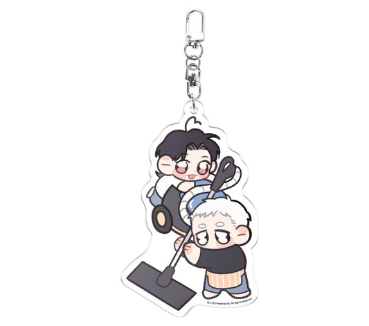 [collaboration cafe] Heavenly Hotel : Cleaning Is Done Acrylic Keyring