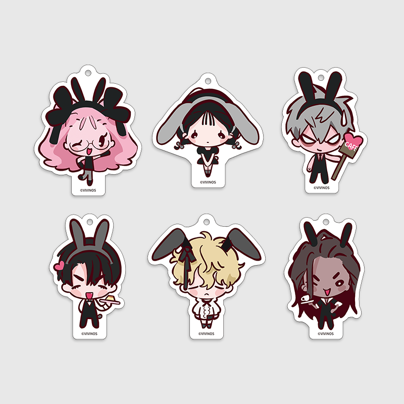 [pre-order][Aniplus Cafe] Alien Stage : Random SD Acrylic Keyholder