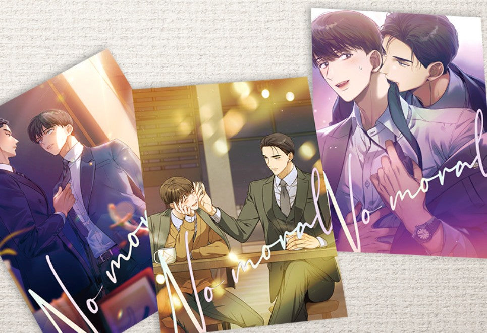 [collaboration cafe] No Moral : Holographic Foil A4 Poster Set