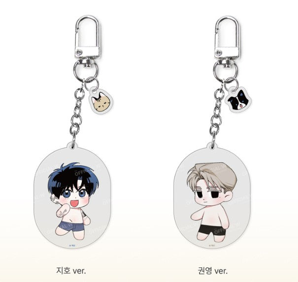 10 years : Dress-up Acrylic Keyring