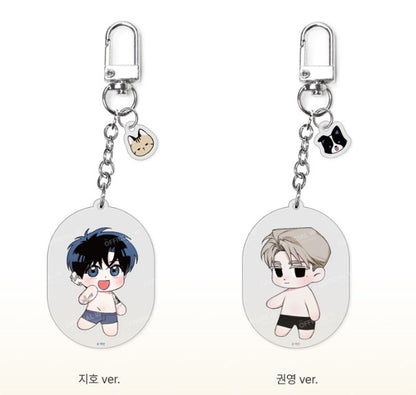 10 years : Dress-up Acrylic Keyring