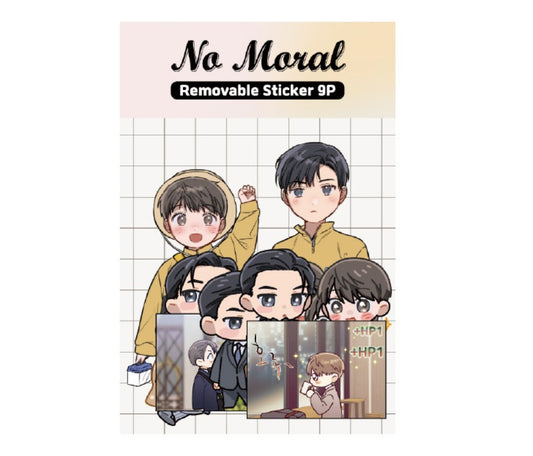 [collaboration cafe] No Moral : Removable Sticker Pack