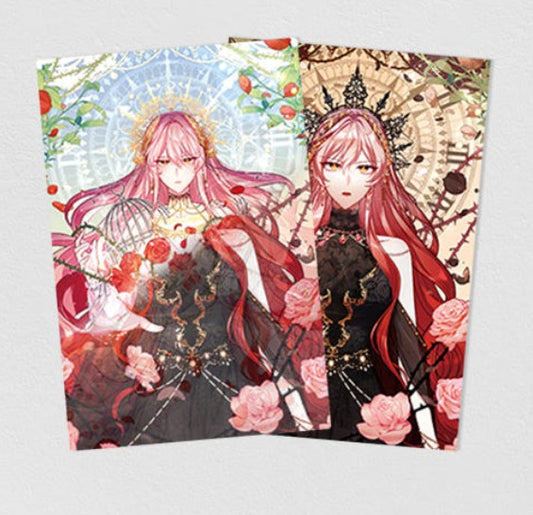 Solitary Lady : Lenticular Postcard Set