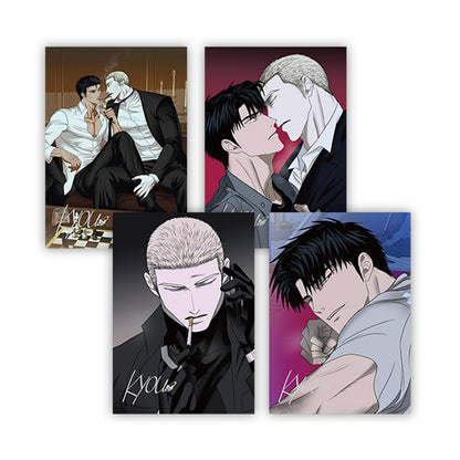 [pre-order][collaboration cafe] SHUTLINE : Illustration art board set(4p)