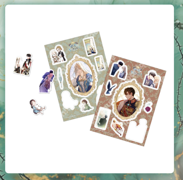 [pre-order][Toonique Cafe] The Villainess Lives Again : Half Cut Sticker Set