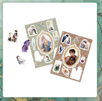 [pre-order][Toonique Cafe] The Villainess Lives Again : Half Cut Sticker Set