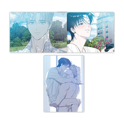 [collaboration cafe] Author Zec(Lover Boy, Sparkling Baby) : Sparkling Baby Illustration art board set(3p)