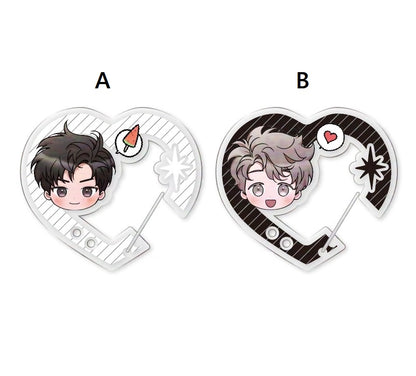 [pre-order][collaboration cafe] My Brother's Lover : Character Carabiner
