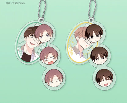 [pre-order][collaboration cafe] 4 Week Lover : keyring