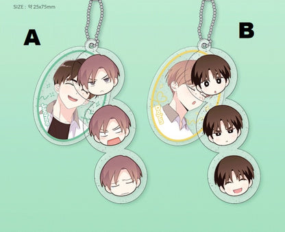 [pre-order][collaboration cafe] 4 Week Lover : keyring