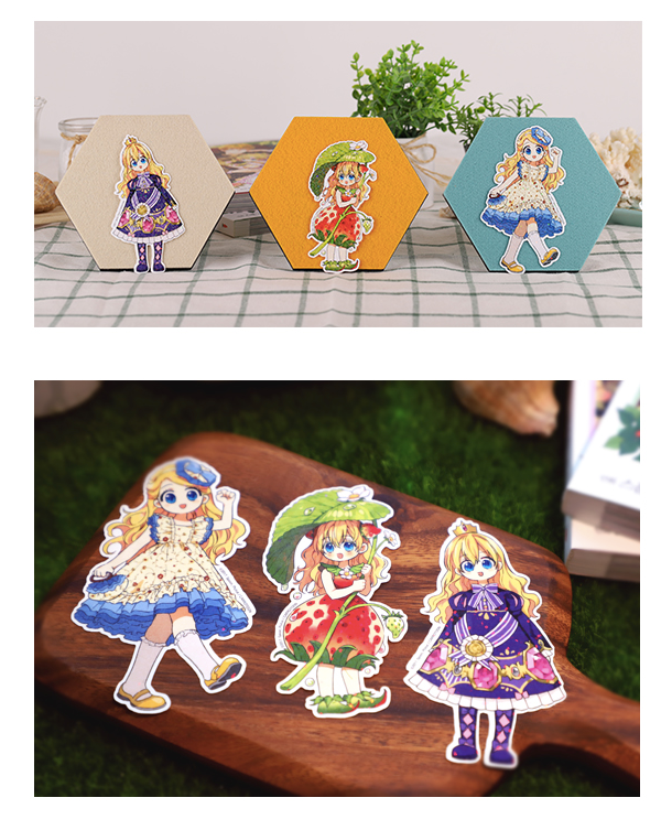 Who made me a princess : Removable Sticker Set