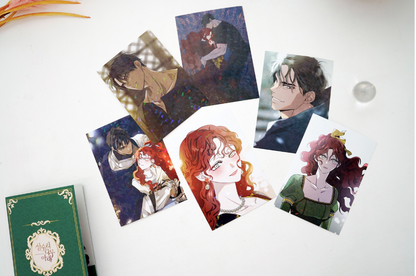 [re-stock] Under the Oak tree Hologram Postcards set