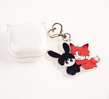 Author White eared Acrylic Keychains : It’s Just a Dream. Right?!, From points of three(三つの点)