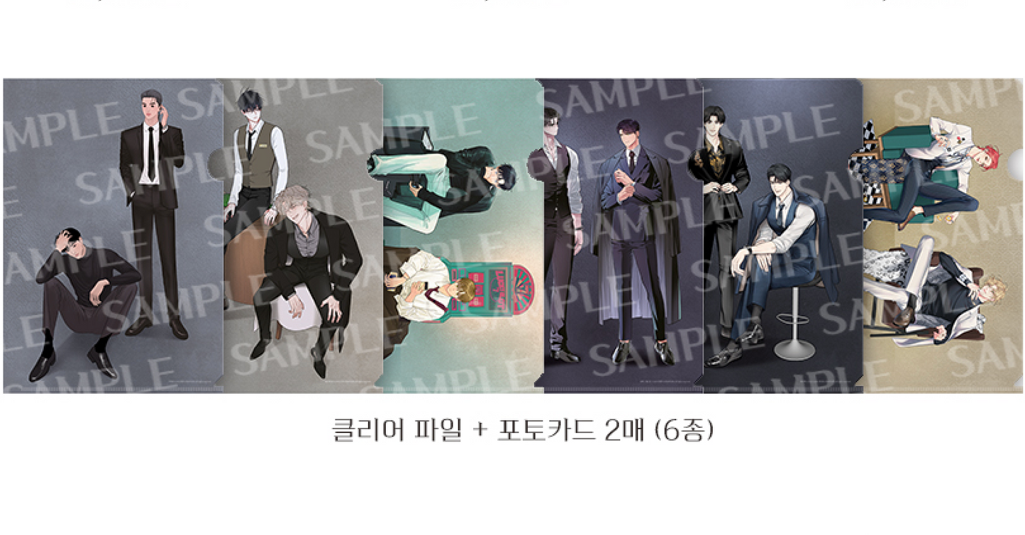 [in stock][BOMTOON PLUS] L-holder & 2 photo cards set, Clear File & photo cards