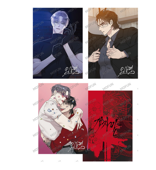 [pre-order][collaboration cafe] Brothers Without A Tomorrow : Miscreants and Mayhem illustration art board
