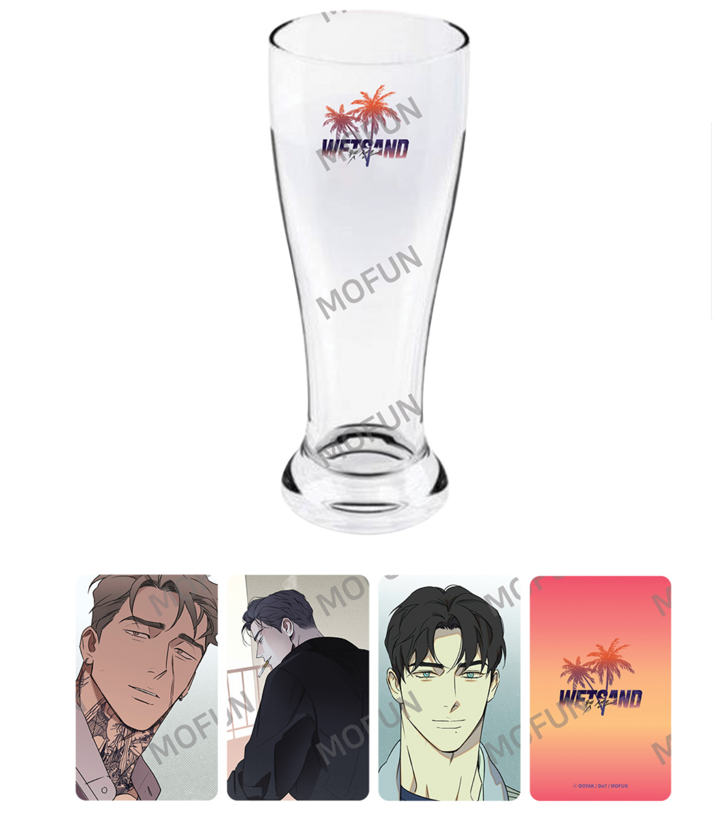 [pre-order] Wet Sand : Beer Glass set