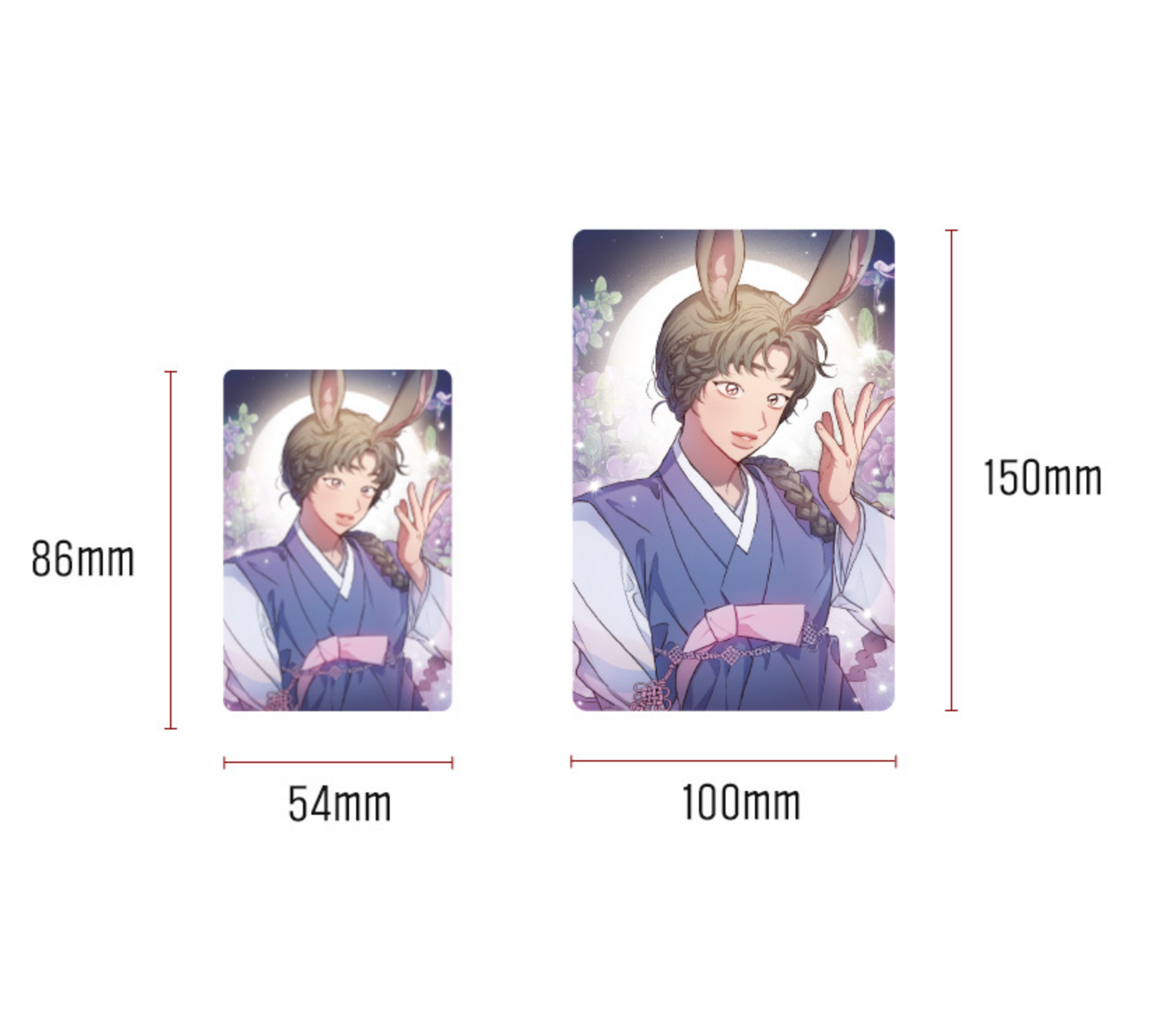 Hair Raising Desires : Lenticular postcard set