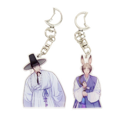 Hair Raising Desires : acrylic keyring