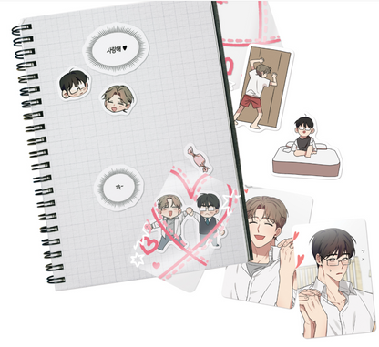 [out of stock][Collaboration cafe] Tell Me You Love Me × Lucky in Love : Half cut sticker set